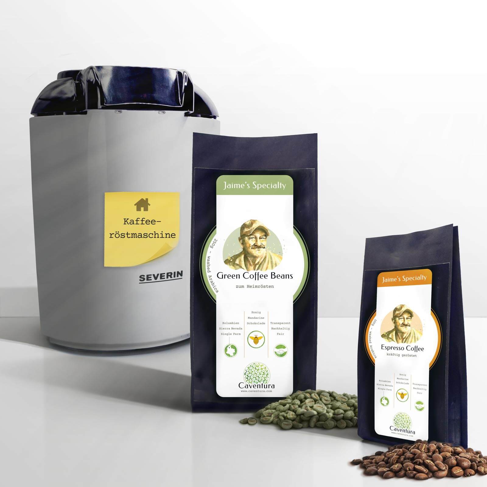 Start Set for Home Roasting (Espresso Coffee)