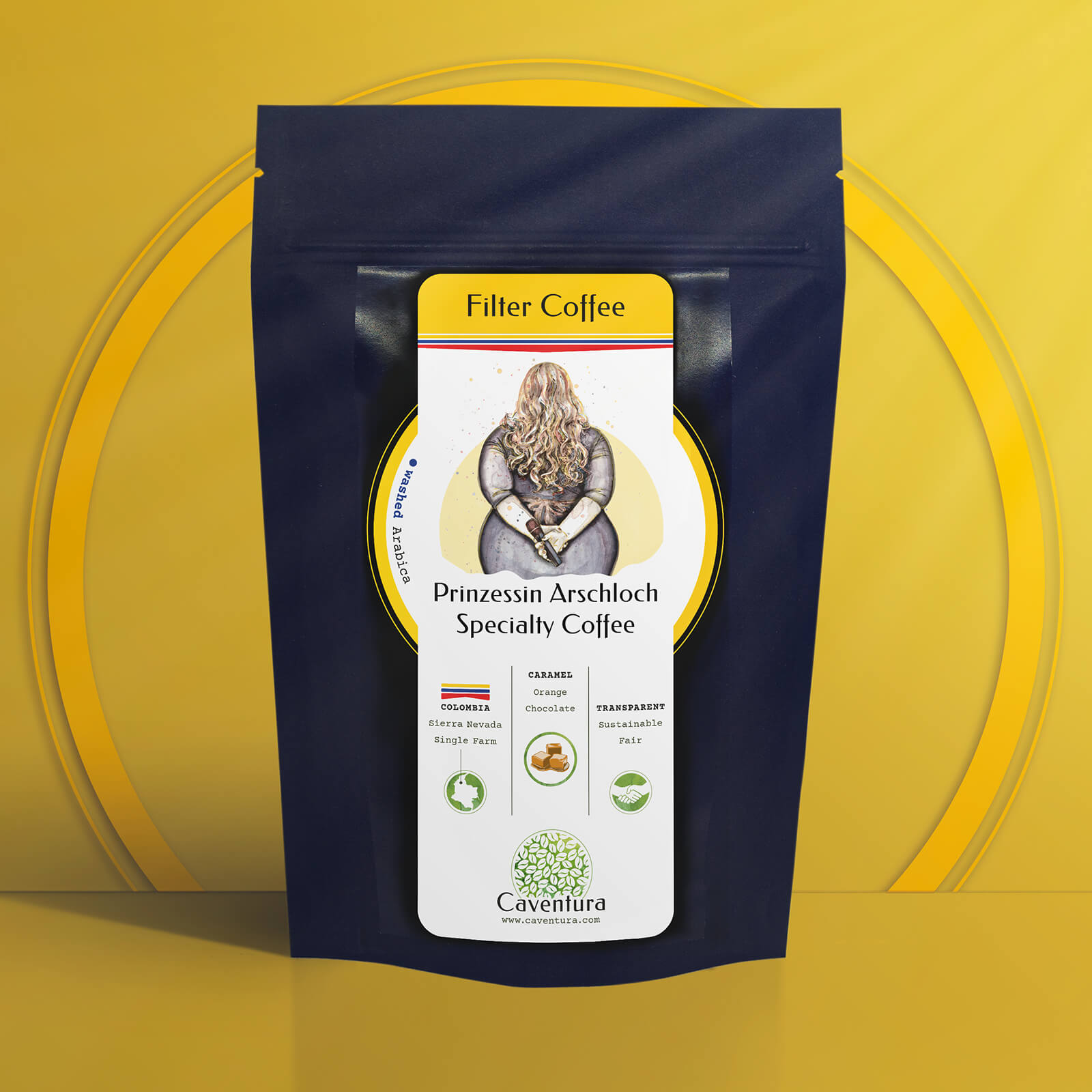 PRINZESSIN ARSCHLOCH – Specialty Bio Fairtrade Filterkaffee