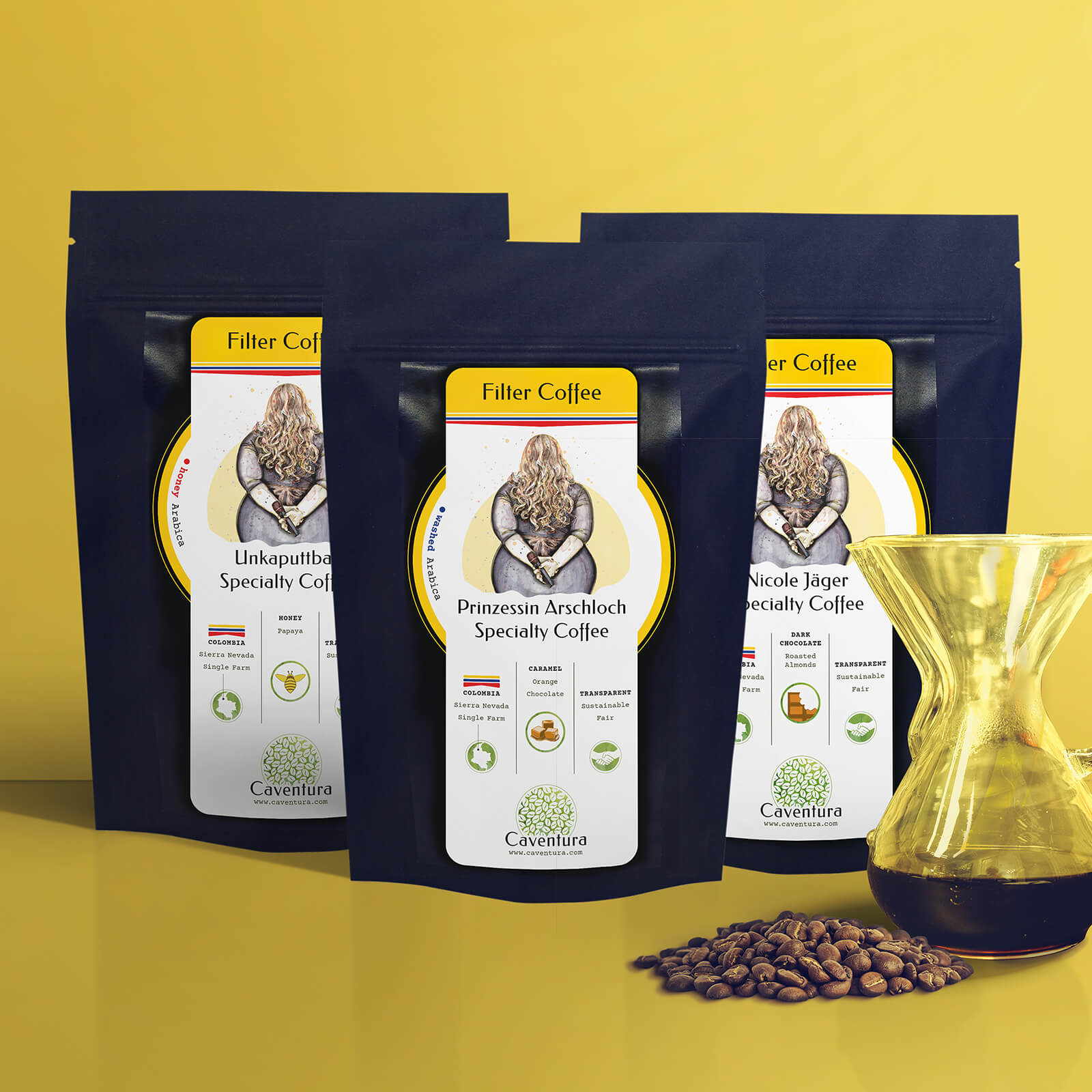 Specialty Bio Fairtrade Filterkaffee Set – Entdecke NICOLE JÄGERS Kaffees
