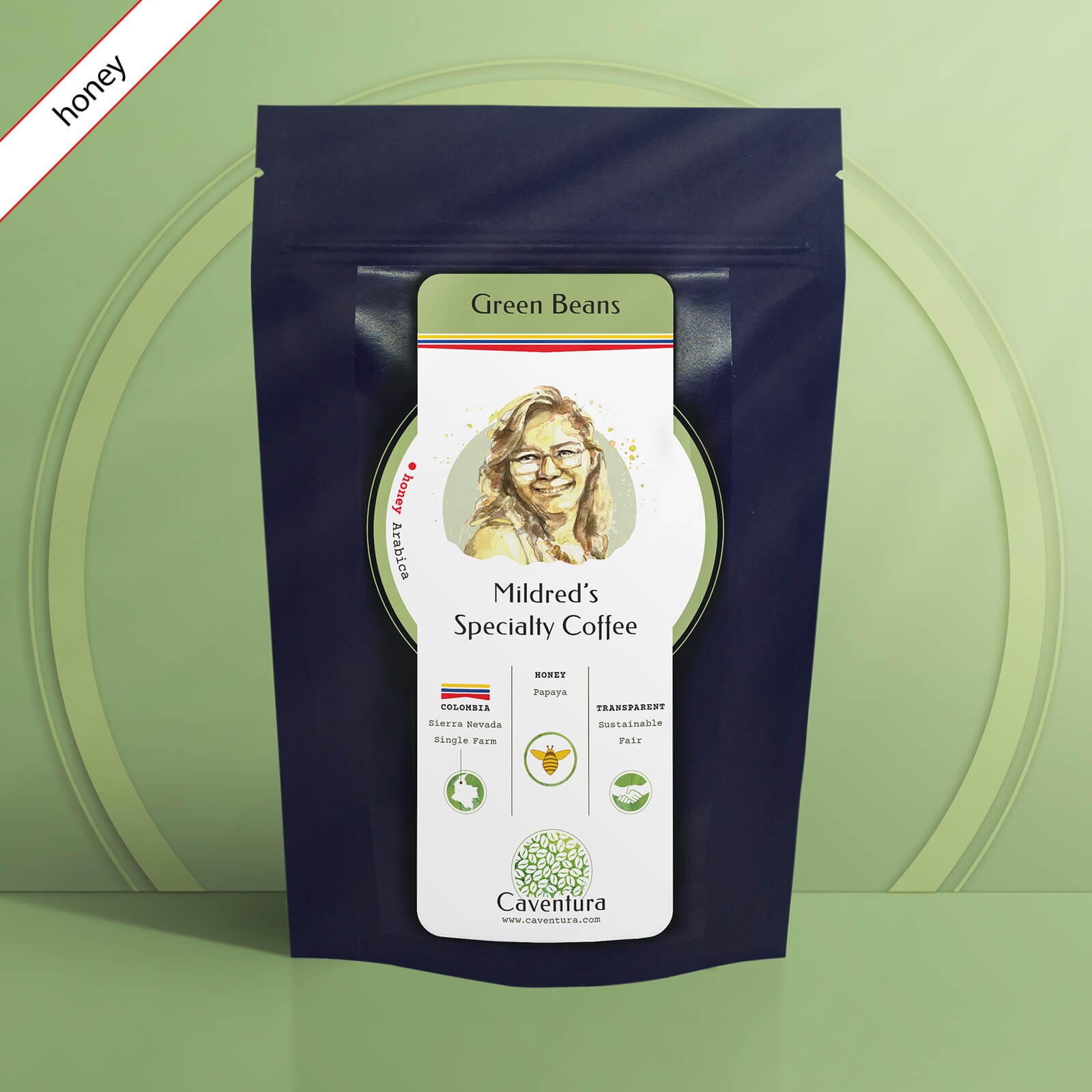 Mildred’s Specialty Honey Coffee – Green Beans