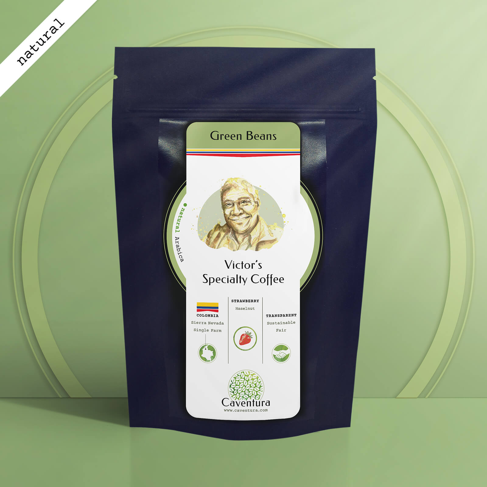 Victor’s Specialty Natural Coffee – Green Beans