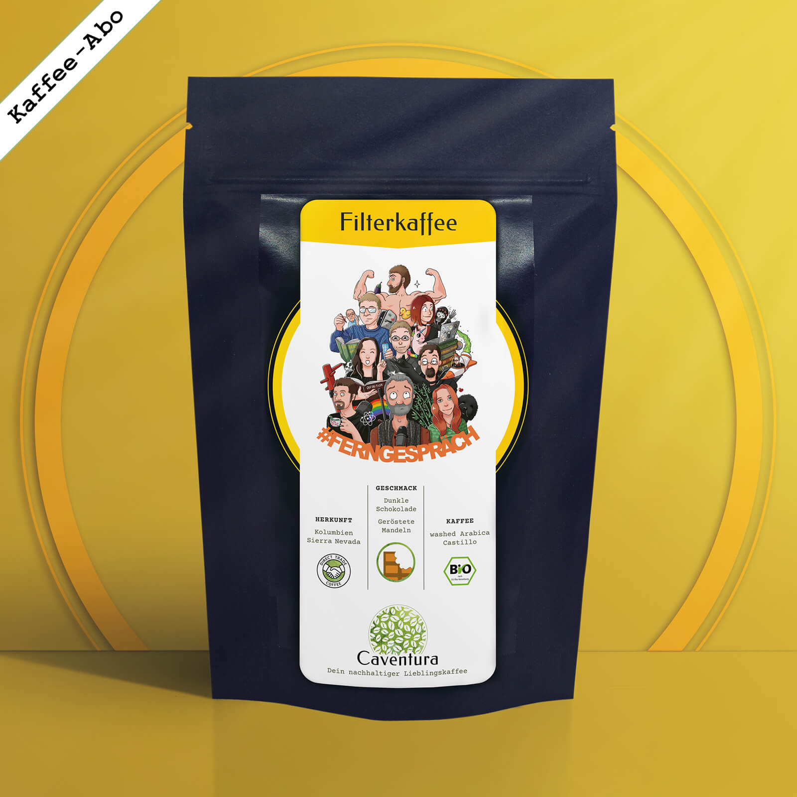 Kaffee-Abo #ferngespräch Specialty Bio Filterkaffee