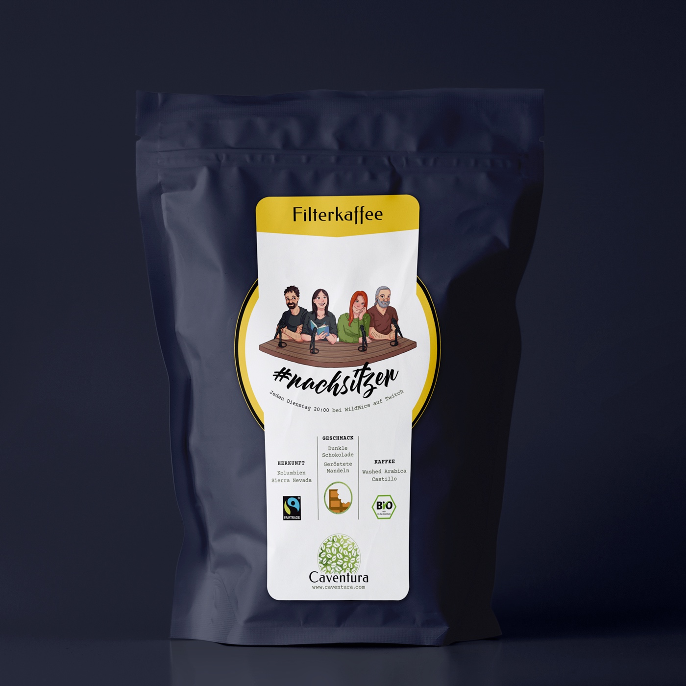 #NACHSITZEN – Specialty Bio Fairtrade Fairtrade Filterkaffee